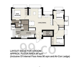 Blk 420D Waterfront II @ Northshore (Punggol), HDB 4 Rooms #565207041